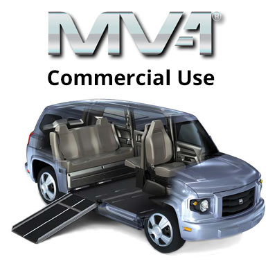 Commercial use MV-1 Wheelchair accessible van vehicle sold New York. ADA Compliant